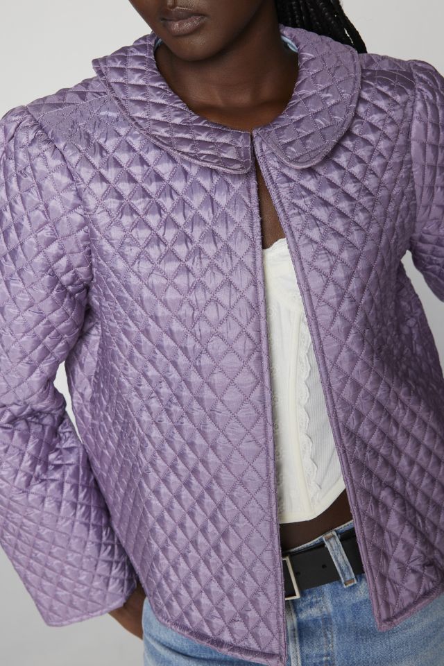 Kimchi Blue Trinity Satin Quilted Jacket #2
