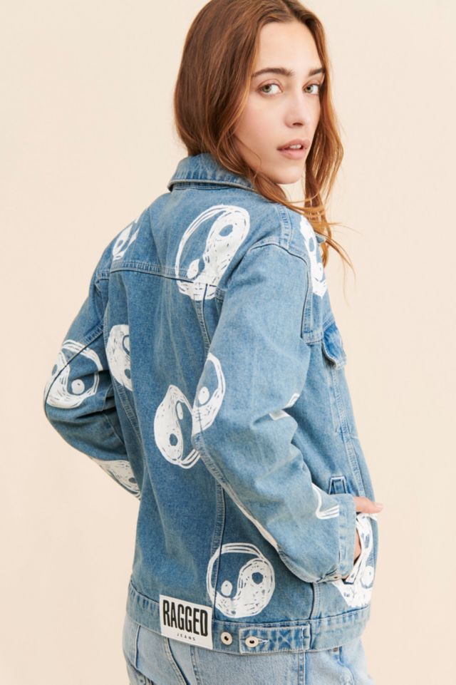 The Ragged Priest Dropout Bleach Denim Jacket