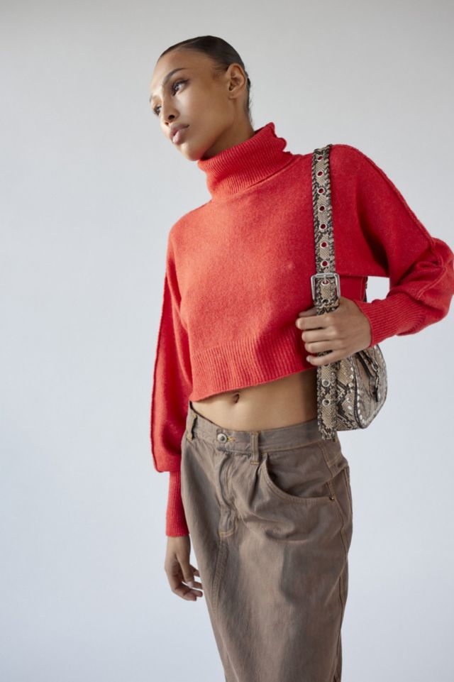 UO Finley Cropped Turtleneck Sweater #3