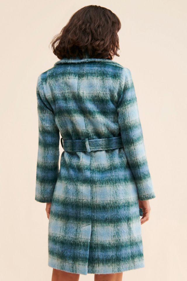 MinkPink Sloan Plaid Coat #1