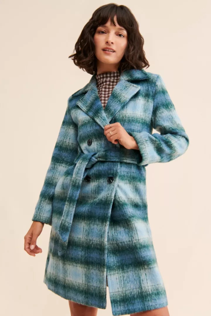 Sloan Plaid Coat