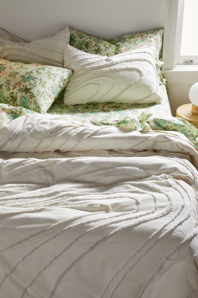 Swirl Tufted Duvet Cover