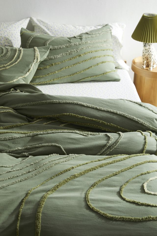 Swirl Tufted Duvet Set