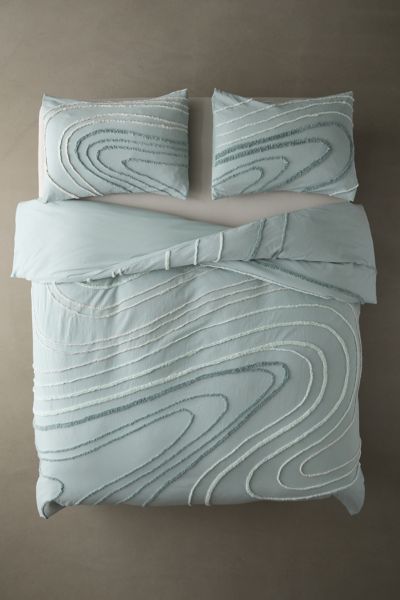 Swirl Tufted Duvet Cover