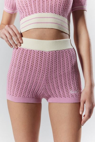 House Of Sunny Cup Knit Micro Short In Pink, Women's At Urban Outfitters