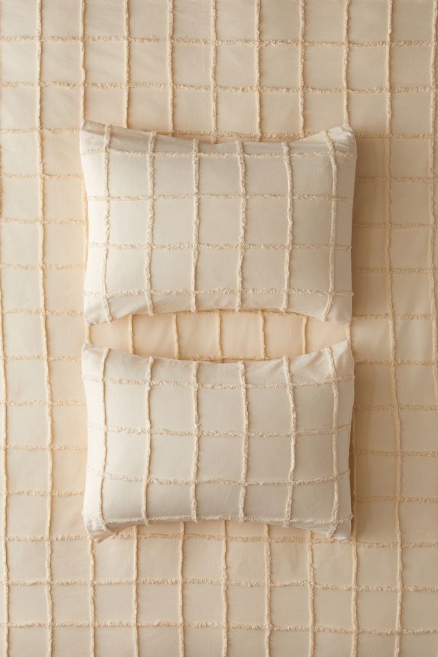 Tufted Grid Sham Set #1