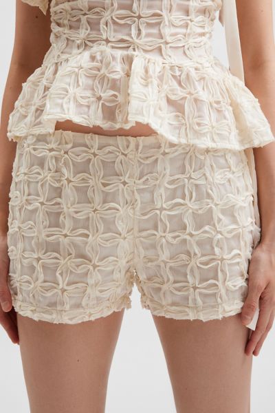 House Of Sunny Venus Applique Micro Short