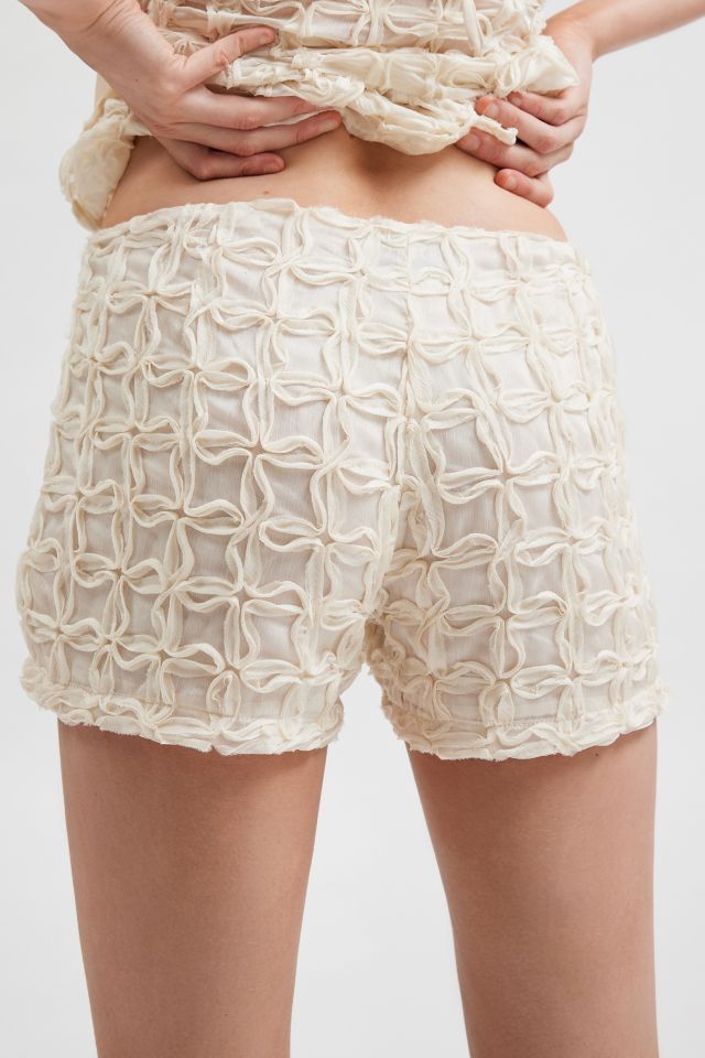 [House of Sunny] ハウスオブサニー ショーツ Shorts House Of Sunny Venus Applique Micro Short | Urban Outfitters