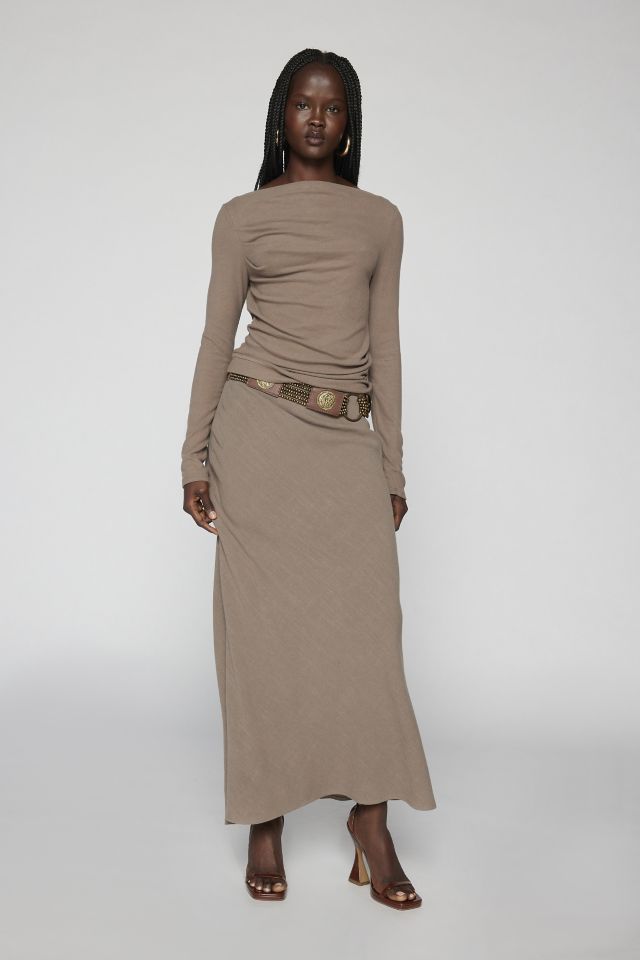 Geel Evey Hooded Boatneck Top #1
