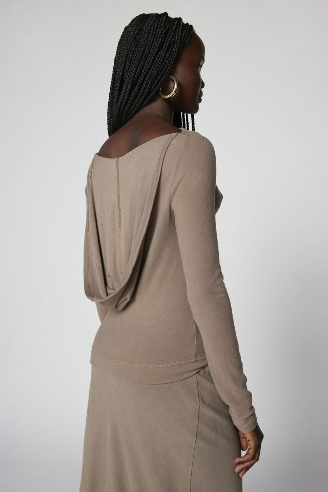 Geel Evey Hooded Boatneck Top #3