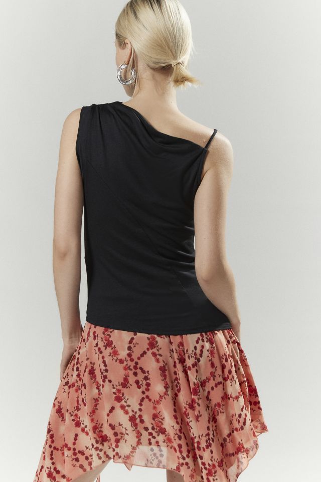 Geel Zoe Asymmetrical Tank Top #4