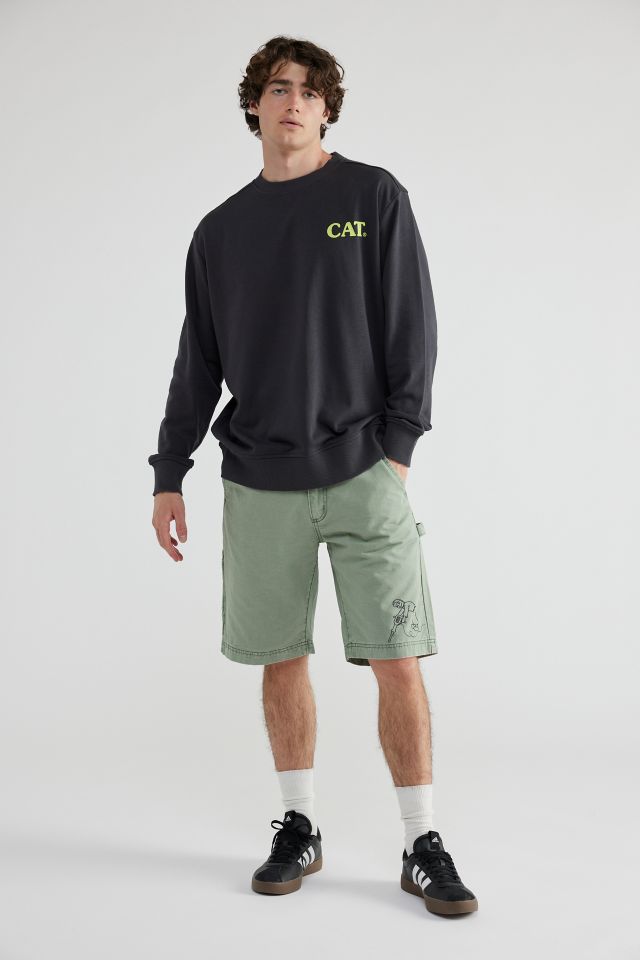 CAT Workman Doodles French Terry Crew Neck Sweatshirt #3