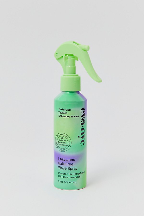 Eva Nyc Lazy Jane Salt-free Wave Spray In Lime At Urban Outfitters