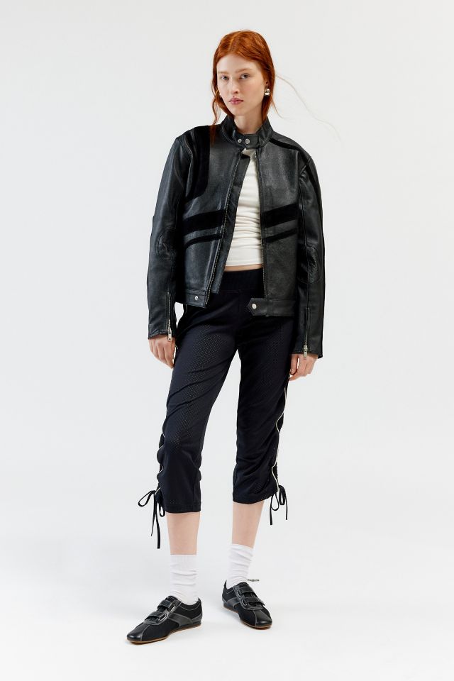 Veste de moto en cuir Deadwood Hiro #1