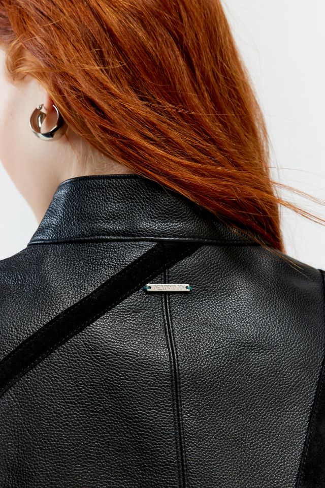 Veste de moto en cuir Deadwood Hiro #3