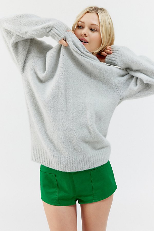 Bdg Postage Stamp Micro Short In Green, Women's At Urban Outfitters