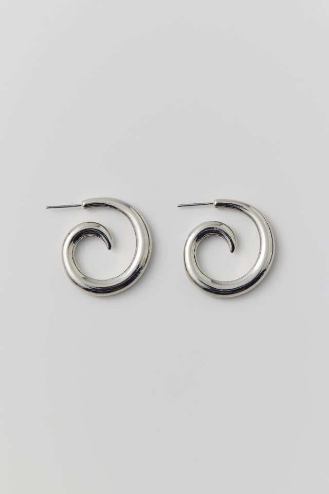 Spiral Hoop Earring #1