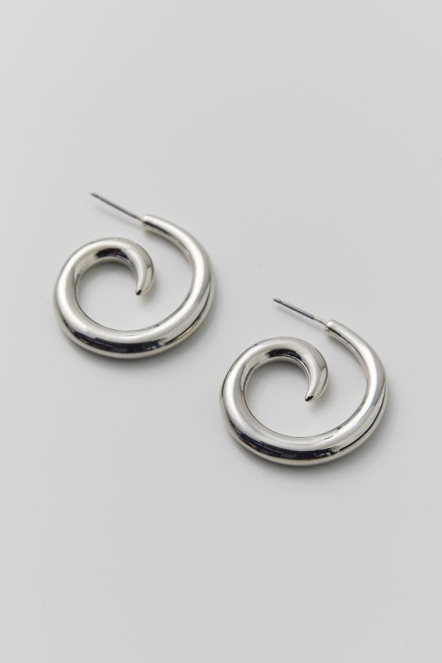 Spiral Hoop Earring #2