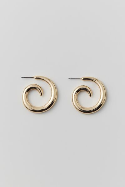 Spiral Hoop Earrings