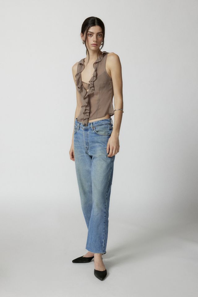 Lioness Rose Ruffle Top #1