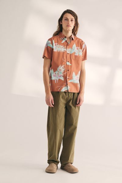 Katin Paradise Tropical Print Short Sleeve Button-Down Shirt