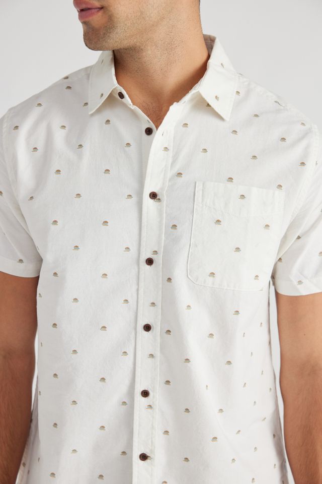 Chemise Boutonnée Manches Courtes Katin Motif Coucher de Soleil #3