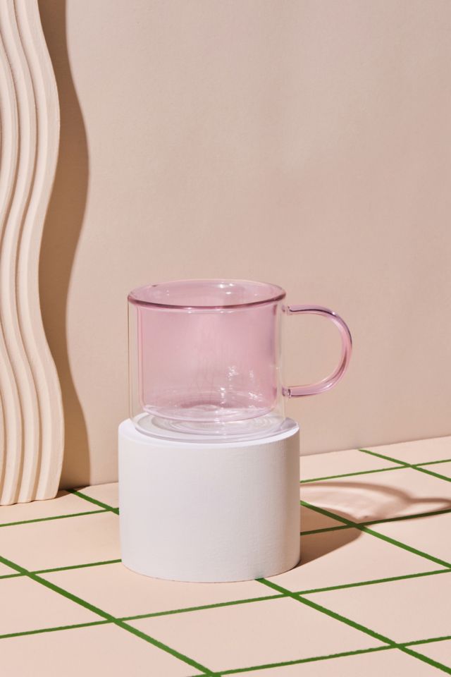 Poketo Double Wall Glass Mug Urban Outfitters