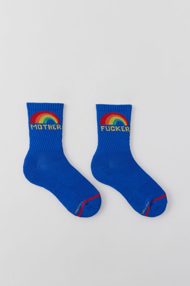 Mother Denim Rainbow Baby Steps Crew Sock #2