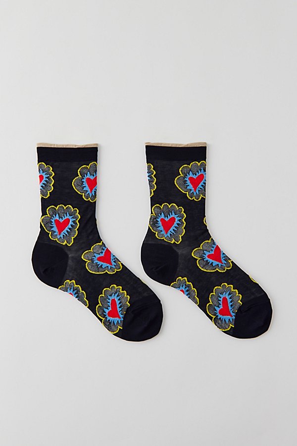 Shop Hansel From Basel Baz Crew Sock In Black, Women's At Urban Outfitters