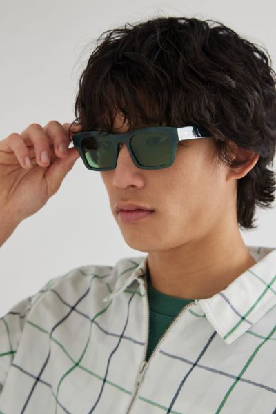 Shop Spitfire Cut Eighty Two Sunglasses In Dark Green, Men's At Urban Outfitters