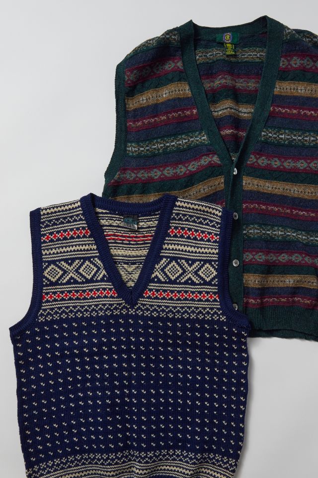 Veste en Tricot Vintage Urban Renewal Fair Isle #1