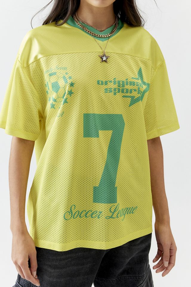New Hot Enamel Jewelry Stainless Steel Soccer Necklace Gold Color Football Charm Pendants Colar