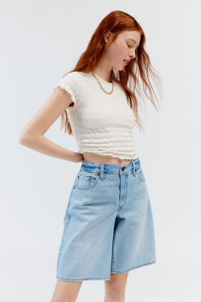 LEVI'S BAGGY DAD JORT IN PICK SIDES, WOMEN'S AT URBAN OUTFITTERS 