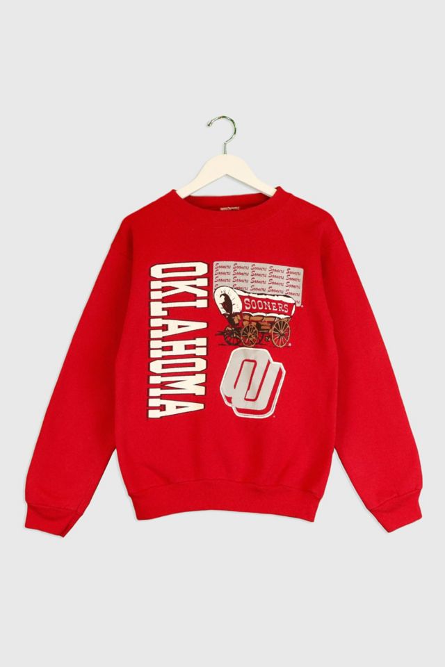 Vintage Oklahoma Sooners Cart Crewneck Sweatshirt Urban Outfitters