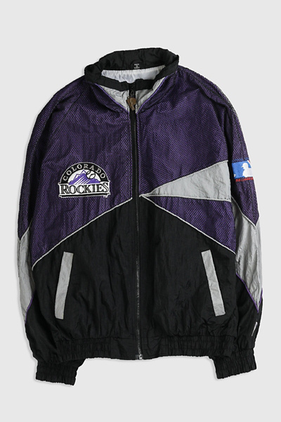 Vintage Colorado Rockies MLB Windbreaker Jacket | Urban Outfitters
