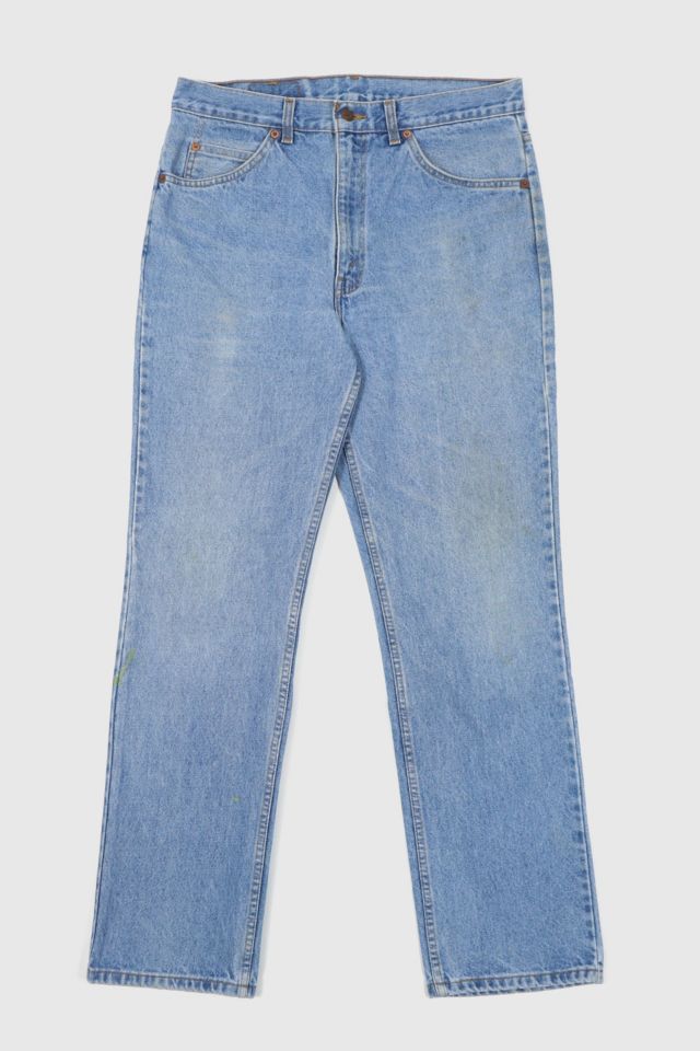 Vintage Levi's Straight Fit Orange Tab Jeans | Urban Outfitters