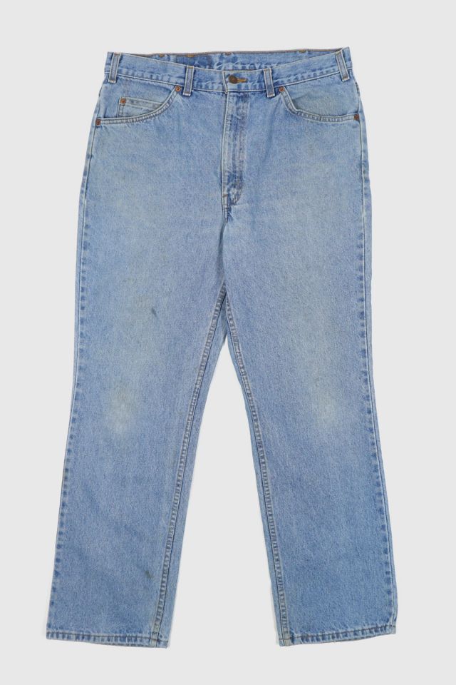 Vintage Levi's Straight Fit Orange Tab Jeans | Urban Outfitters