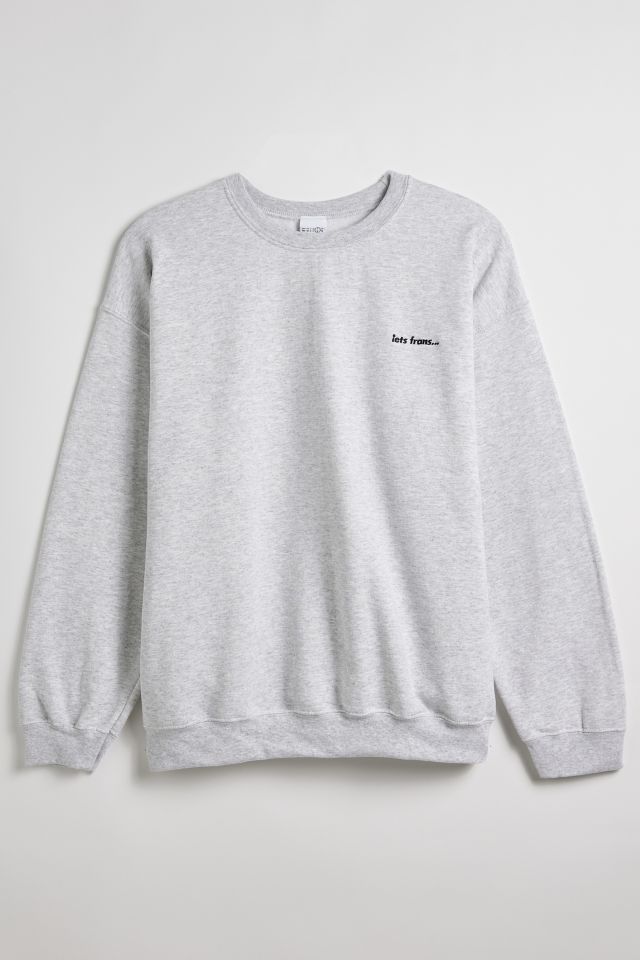 Iets Frans Embroidered Crew Neck Sweatshirt Urban Outfitters 0104