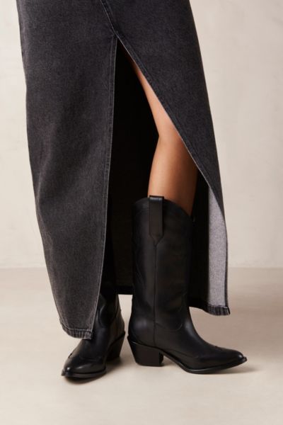 Alohas Liberty Cowboy Boot In Black, Women's At Urban Outfitters