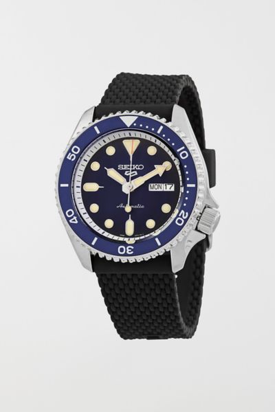Seiko 5 Sports Automatic Silicone Band Diver Watch