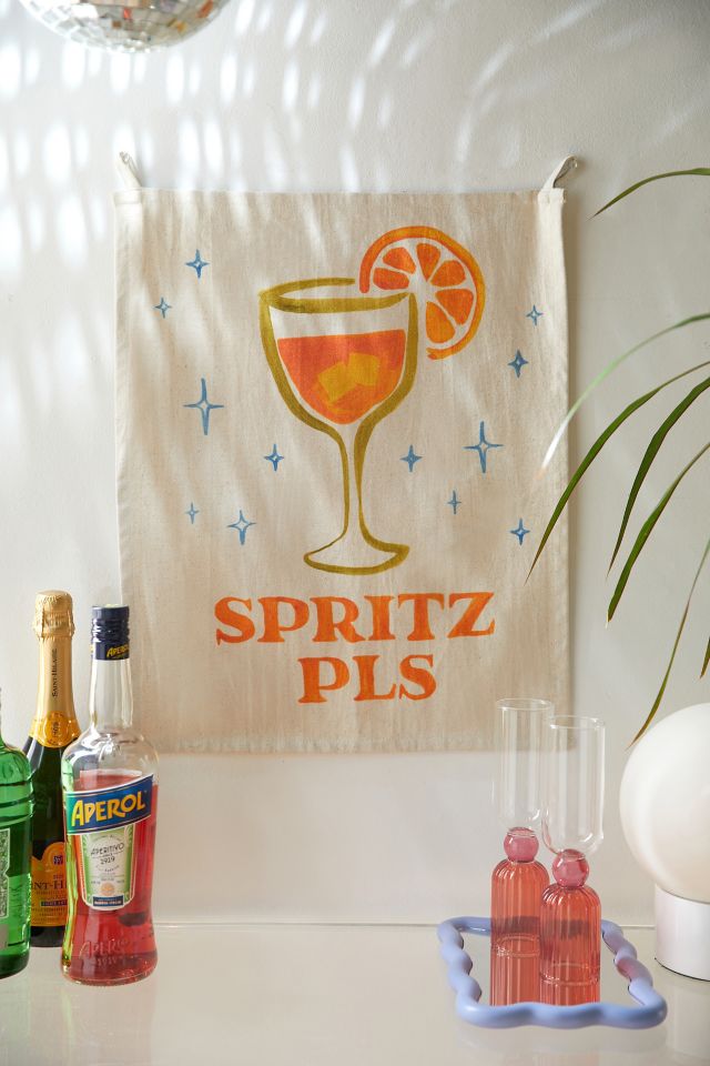 Aperol Spritz Glass Machine Embroidery Design 