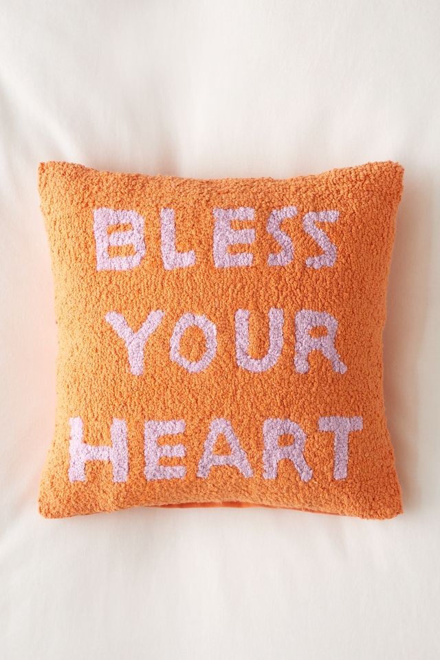 Bless Your Heart Throw Pillow #1