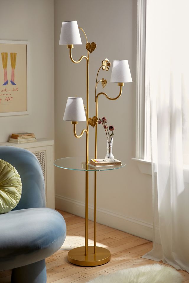 Louisa Side Table Floor Lamp