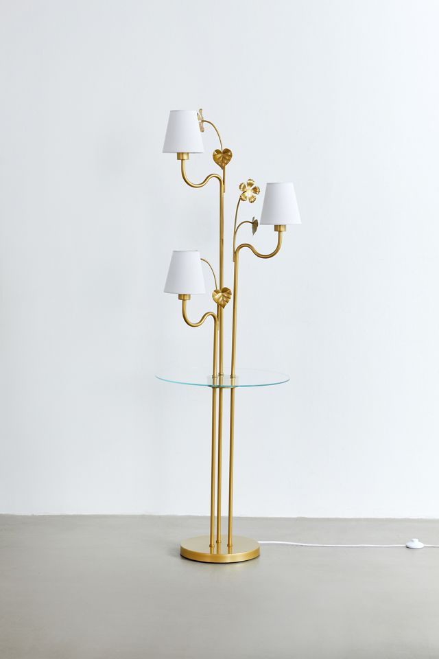 Louisa Side Table Floor Lamp