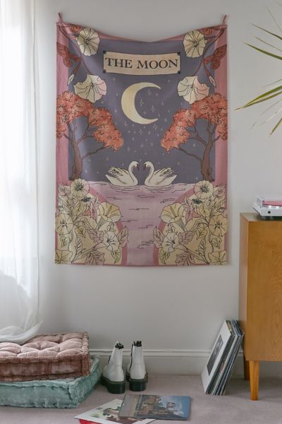 Luna Swan Tarot Tapestry Urban Outfitters