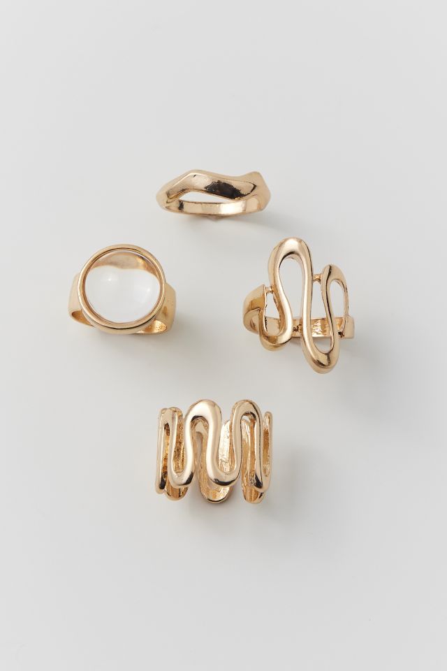 Zuri Modern Ring Set Urban Outfitters