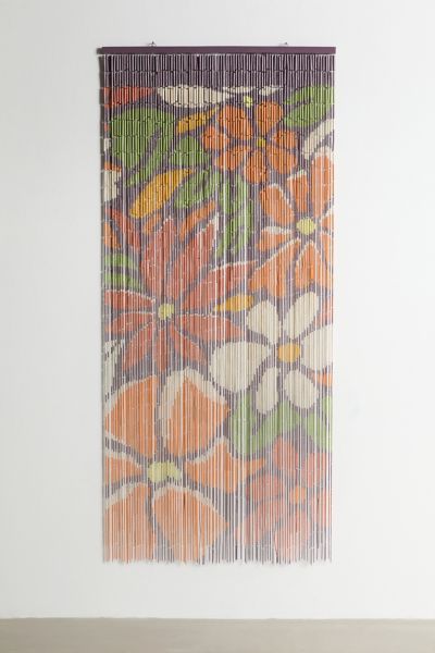 Ravena Bamboo Beaded Curtain