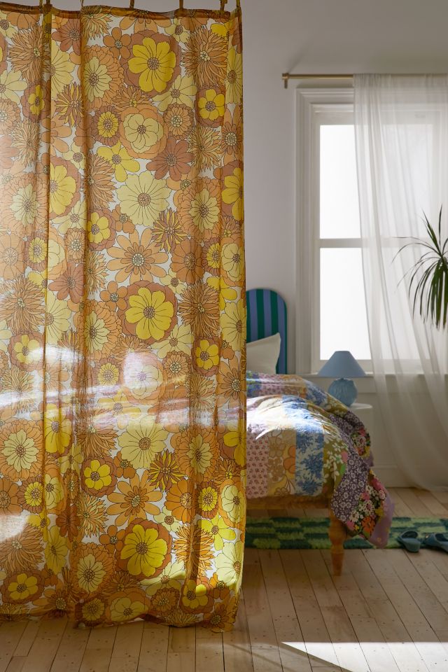 Vera Floral Window Panel #1