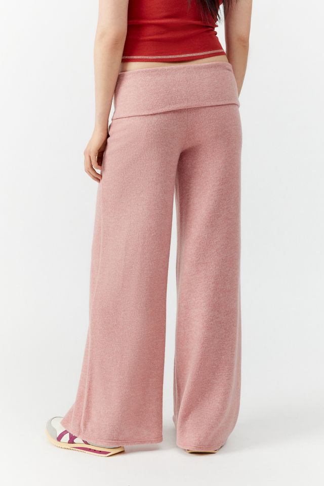 Out From Under Low-rise Foldover Lounge Pant in Pink