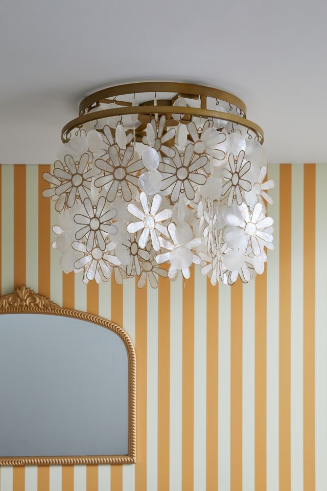 Daisy Capiz Flush Mount Light #1
